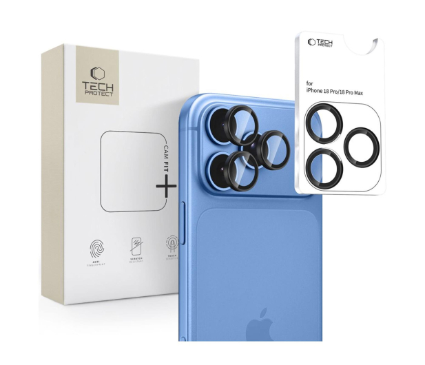 Tech-Protect Osłona Aparatu Camring Fit+ Do Iphone 18 Pro / Max - 1586875 - zdjęcie